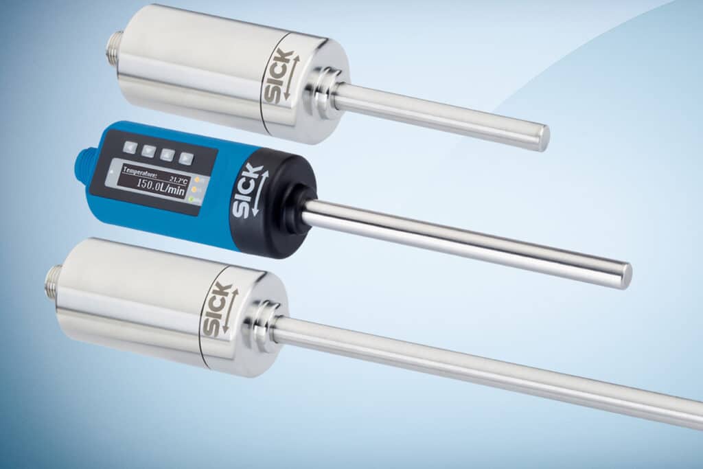 SICK thermische flowschakelaar T-Easic® FTS: flowbewaking en temperatuurmeting in één sensor